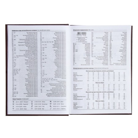 The diary half -dantered for 4 years A5, 192 leaf "Leather", solid cover, silk, brown-7