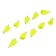 Cargo bullet-exentric painted pissy Yaman 10 pcs., 16 g, yellow