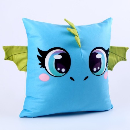 Decorative pillow "Blue dragon"-1