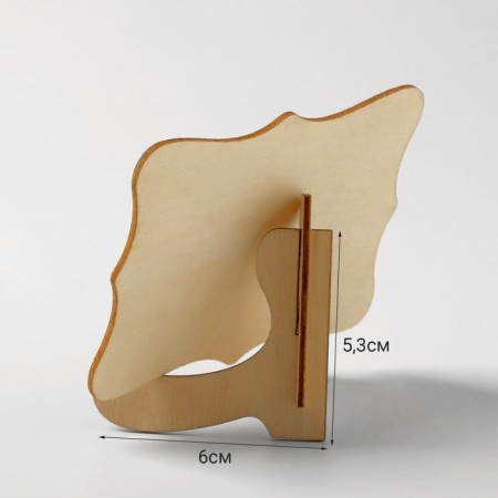 Cretaceous price tag “on a stand” 10 × 9.5 × 5, elongated angles, (packaging 10 pcs.), Black color-1