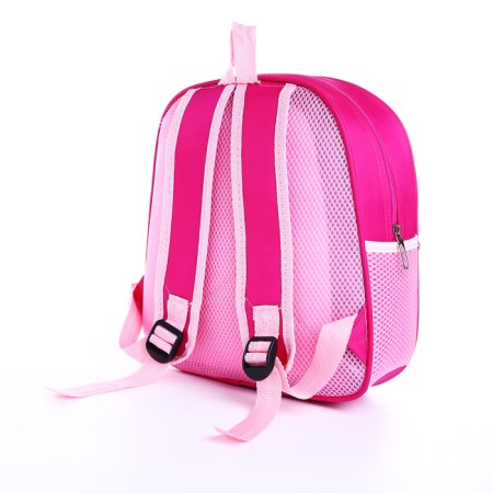 Baby backpack on lightning, 3 outer pockets, pink color-2