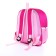 Baby backpack on lightning, 3 outer pockets, pink color
