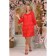 Women's dress, size 54, red color