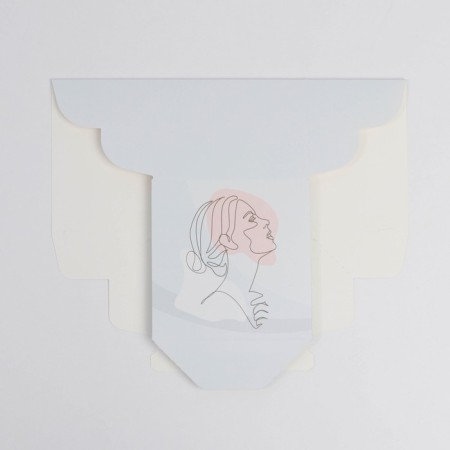 Gift folding box, packaging, Girl, 12 x 8 x 12 cm-3