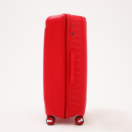 Big suitcase 28 ", lightning department, code castle, 4 wheels, red color-2