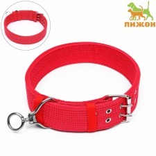 Four-layer collar with a swivel, 80 x 4.9 cm, Osh 64-74 cm, polyester, red