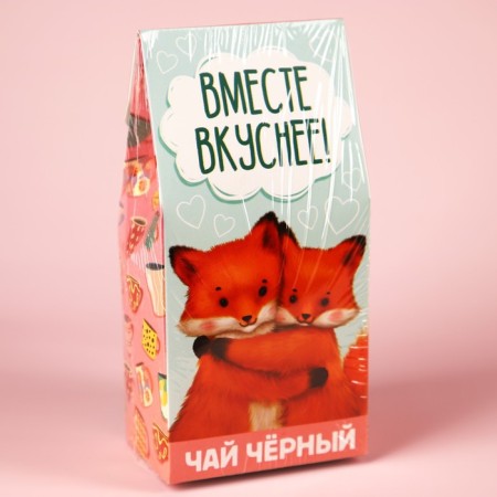 Black tea "Together" Tastier "in the box, 50 g.-5