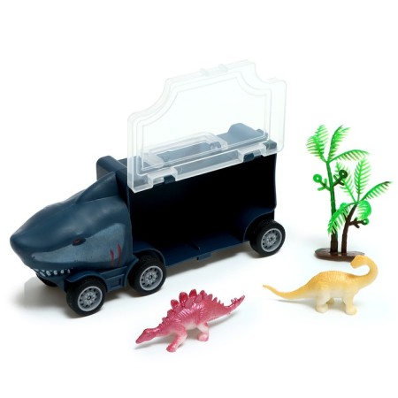 Dino truck set, 3 pcs, with dinosaurs-2
