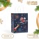 New Year. Package Paper gift New Year craft, "Santa Claus", 27 x 21 x 11 cm.