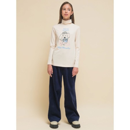 Jumper for girls, height 116 cm, cream color-9