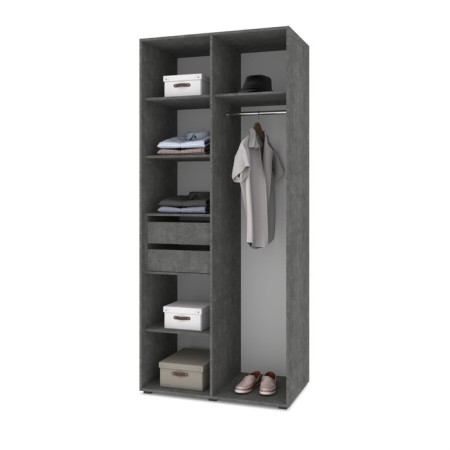 Set of two drawers Stone, 476x500x361 dark stone-1