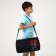 Sports bag with lightning, external pocket, black color