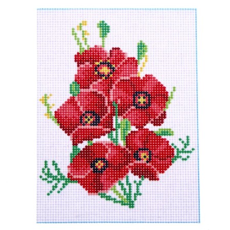 Canvas for embroidery with a cross "Maki", 20 x 15 cm-1