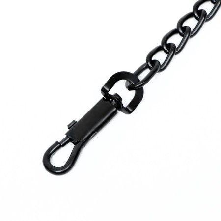 Metal leash, 120 cm x 4 mm, black-3