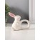 Souvenir Ceramics Holder d/napkin "White rabbit with pink ears" 5x10x7.5 cm