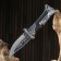 Folding "Barin" steel - 65x13, handle - wood, 23 cm