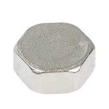 Заглушка OTMO, 3/4", внутренняя резьба, никелированная латунь