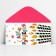 Money envelope “Happy Birthday!”, Candles, 16.5 x 8 cm