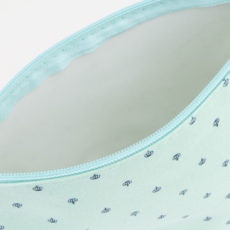 Cosmetic bag with lightning, mint color-2