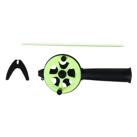 Winter fishing rod "Profi" UP-2, pen plastic, whip polycarbonate, yellow color-4