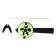 Winter fishing rod "Profi" UP-2, pen plastic, whip polycarbonate, yellow color