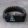 5B1 survival bracelet (paracord - 3 m, compass, whistle, fire, lantern), black