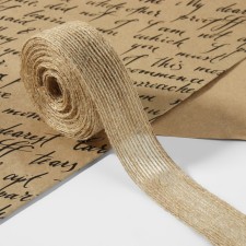 JUT tape, 25 mm, 4.5 ± 0.5 m, beige color