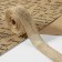 JUT tape, 25 mm, 4.5 ± 0.5 m, beige color