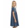 Dress for girls, height 122 cm, blue color