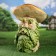 Garden figure "Mushroom - Lesovik" 33x40x54cm