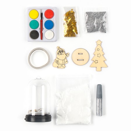 Set for creativity "New Year's nightlight: Santa Claus"-2