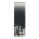 Rolled curtain 60 x175 cm "City", black and white color