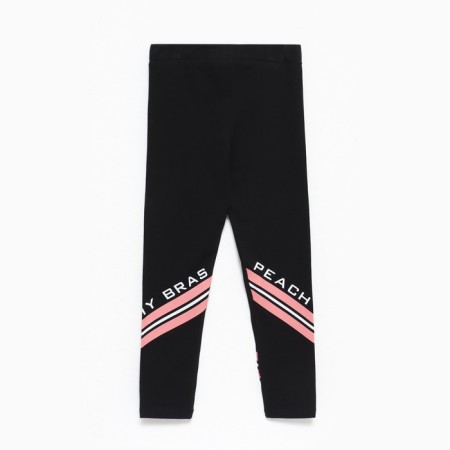 Leggings for girls, black color, height 170 cm-2