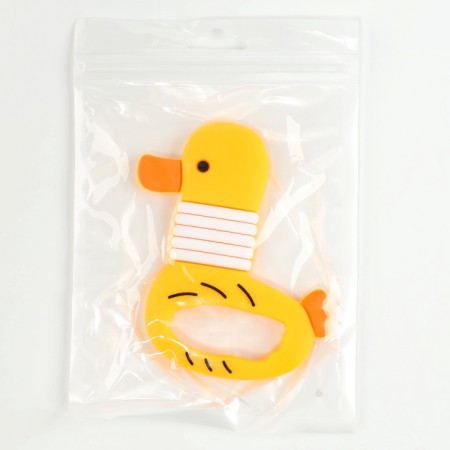 Silicone teether for teeth "Duck"-3