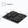 Hon surface Delvento V60H41S001, gas, 4 burners, black