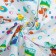 Flanel diaper, size 90x120 cm, color mix, 170 g/m2, cotton 100%