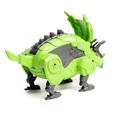 Hasmosavr robot-dinosaurus, transforms into an egg, green color-3