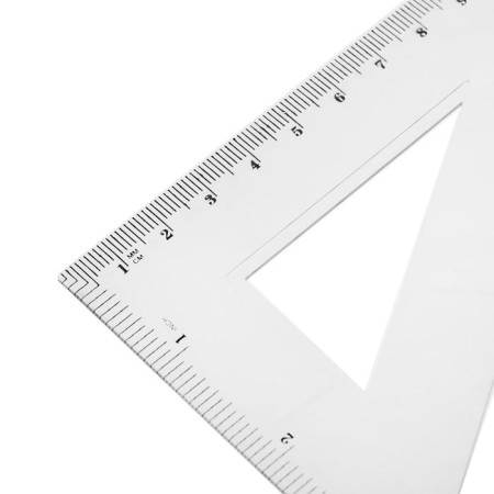 Triangle 13 cm, 30 °, transparent-2