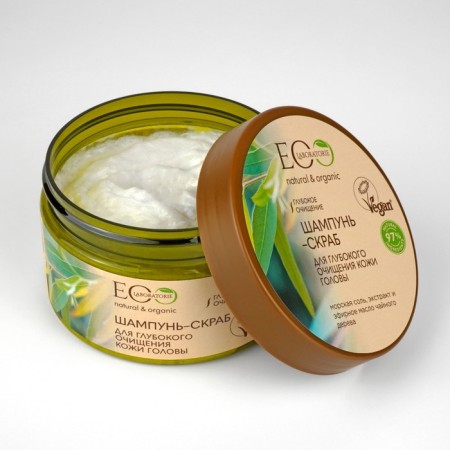 Shampoo-scrub for deep cleansing of the scalp, 350 g