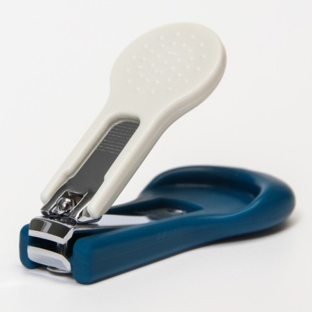 Manicure children's “Monkey” set: scissors, tweezers, saw, tweezers, blue color-3