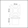 Step lights LED SCALA, 3 W, 4000K, LED, Black color, D = 56mm