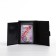 Male purse on the button, 3 in 1, for autocrains, for passport, for bills, black color