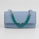 A chain for a bag, with carbines, plastic, 23 × 17 mm, 30 cm, green/silver color