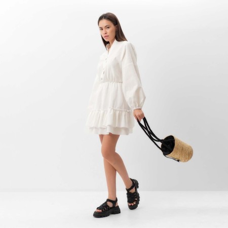 Women's dress Mist Summer Time, p. 48-50, white-1