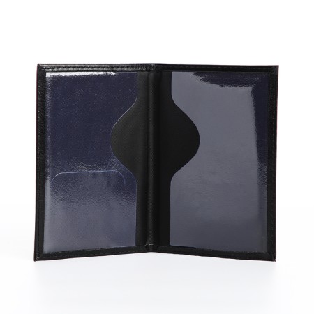 Cover for passport, black color-3