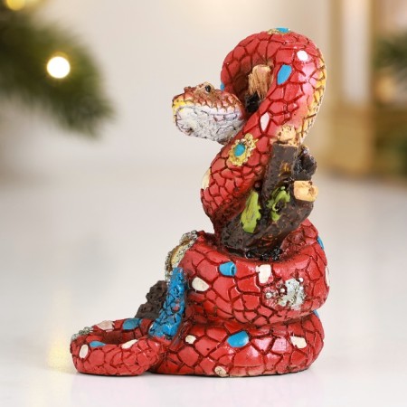 Figure "Snake-Mosaic" 5x5x9cm, color-1