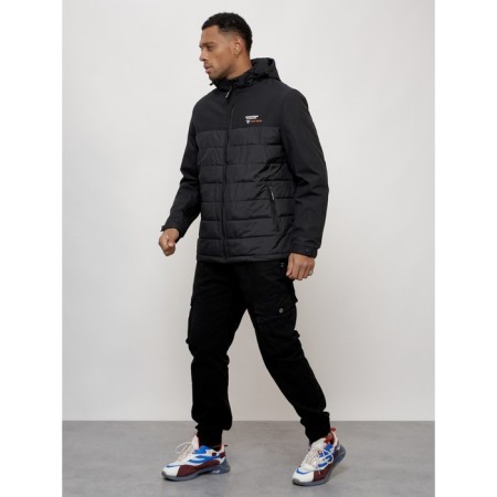 Male spring jacket, size 58, black color-3