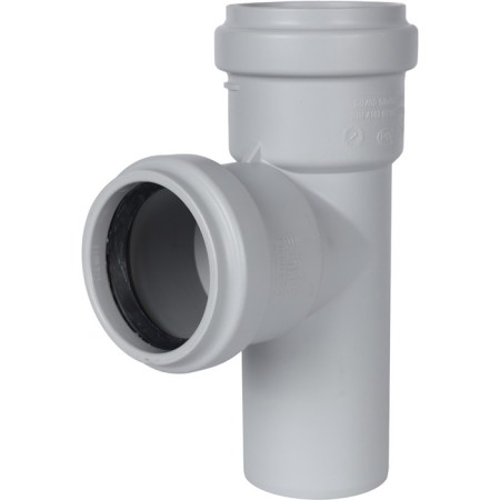 The sewer tee stout SKB-0016-585887, 58 x 58 mm, 87.5 °, silent