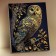 Picture on numbers with a “golden owl” of 18 colors, 40 × 50 cm