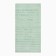 Trick "Ethel" Bamboo Mint 30x60 cm, 70% HL, 30% bamboo, 450g/m2